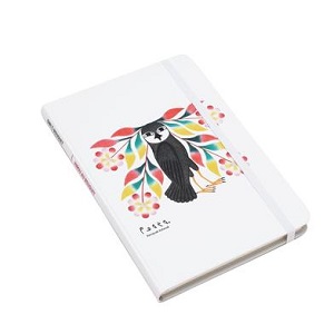 Owl's Bouquet Hardcover Journal