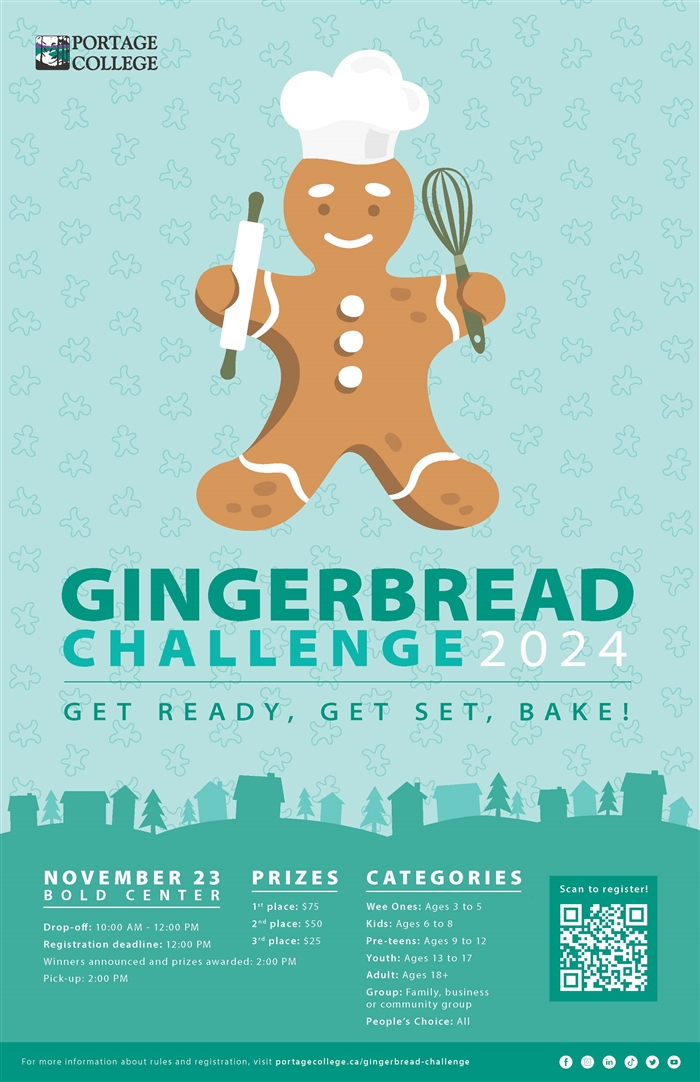 Gingerbread Challenge Poster Image