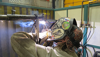 Hunter Marshall - Welding Student