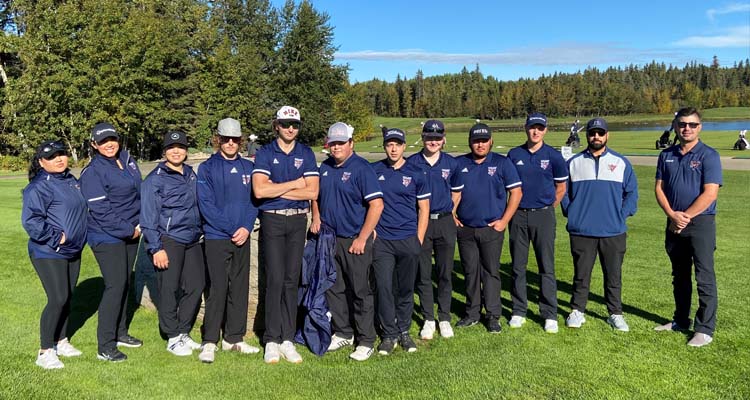 2021 Portage Voyageurs Golf Team Group Photo