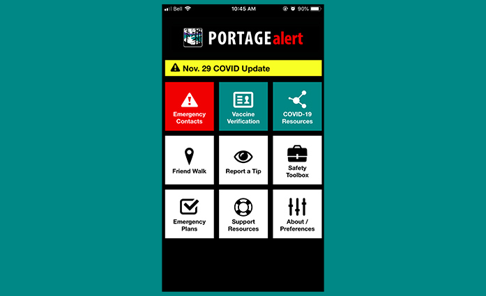 Download Portage Alert App