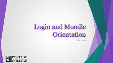 Login and Moodle instructions
