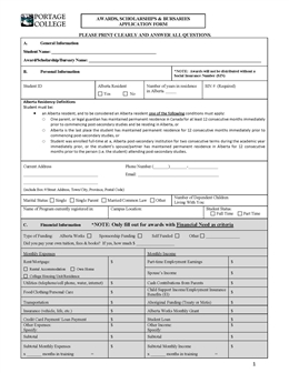 Fill in this General Application Form