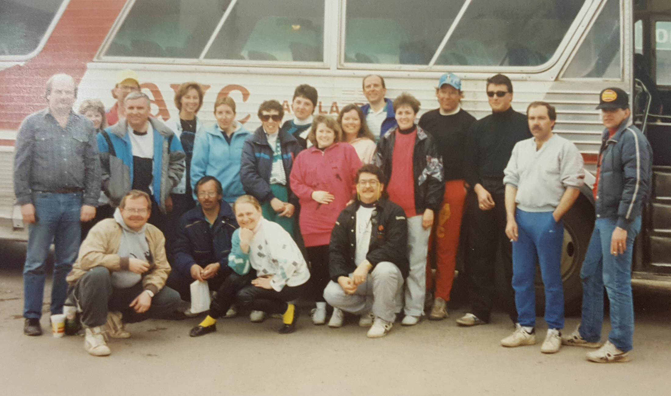 Larry Lyons and AVC staff ready for a road trip