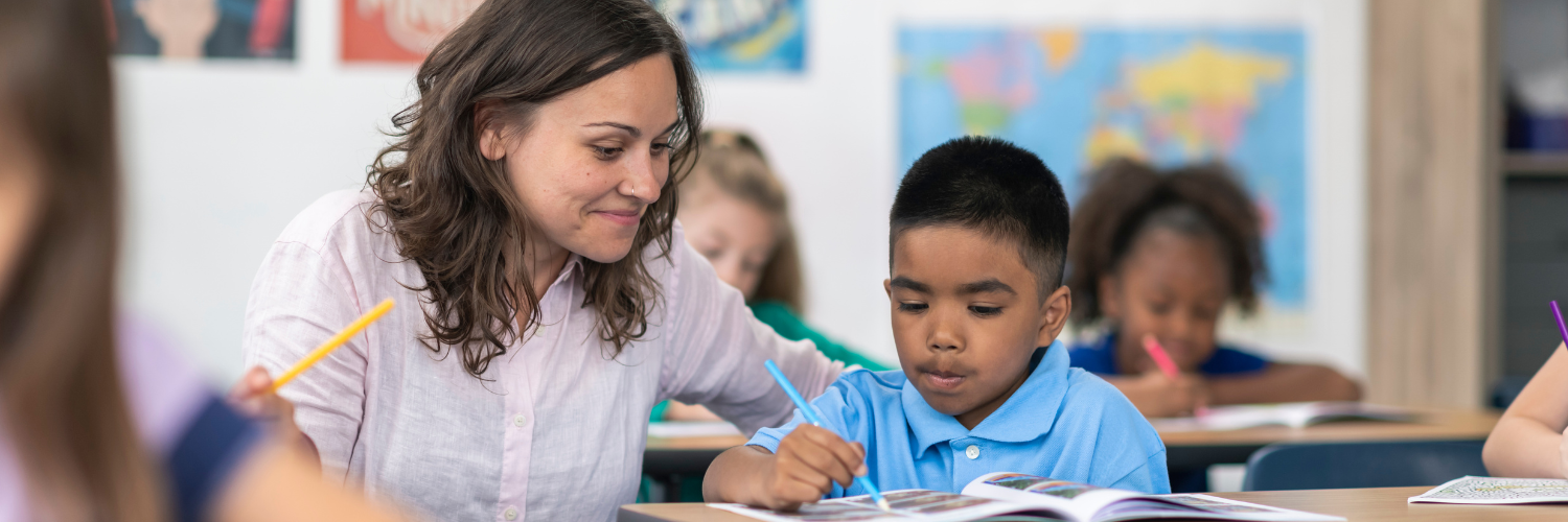Teacher with Student